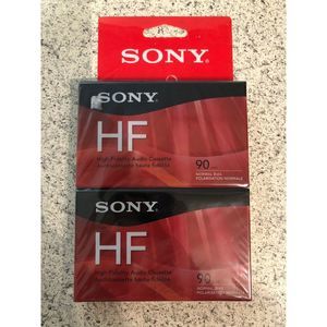 2Pack Sony High Fidelity HF 90 Minute Audio Record